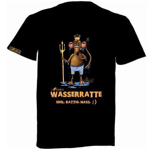 GOLDRATTE T-Shirt "WASSERRATTE No. 1" - Damen (Limited Edition)